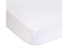 Juego de 2 Protectores de colchón, colchón, Cuna para bebé, Impermeable y Transpirable, Color Blanco | Marca Easy Dort | Certificado Oeko-Tex | Fabricado en Europa (algodón, 70 x 160)