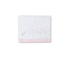 Pirulos Dot Stars - Sábanas de microfibra para cuna, color rosa