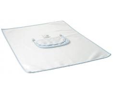 Red – Manta de forro polar suave para niños/recién nacidos, 60 x 80 cm, color azul