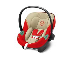 Cybex Silla de coche para bebé Aton S2 i-Size, Desde el nacimiento hasta los 24 meses aprox., Máx. 13 kg, Incl. reductor para recién nacidos, Compatible con SensorSafe, Autumn Gold