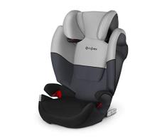 Cybex Silver Solution M-fix 519001123 Silla de Coche, Grupo 2/3, para Niños, para Coches con y sin Isofix, Colección Color 2021, Gris (Cobblestone)