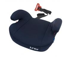 Petex Silla elevadora Maja con sistema de fijación ISOFIX ECE grupo 3, niños de aprox. 7-12 años|22-36 kg, negra