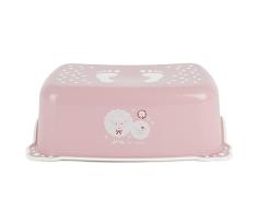 Bieco 11181703 Trend - Taburete infantil, color rosa Oveja rosa envejecida.