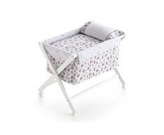 Petit Lazzari Petit Colette - Minicuna completa, diseño Hadas y princesas, color rosa