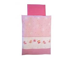 Kuli-Muli 5267 Love Pets - Juego de cama infantil (90/120+40/60 cm), color rosa