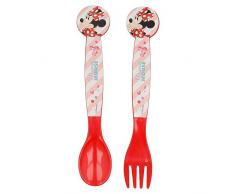 SET DE 2 CUBIERTOS PP MINNIE MOUSE - DISNEY - ELECTRIC DOLL
