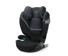 Cybex Gold Silla de coche Solution S2 i-Fix, Para coches con y sin ISOFIX, 100 - 150 cm, De 3 a 12 años aprox. (15-36 kg), Negro (Granite Black)