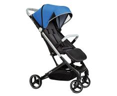 X-lander X-Follow Cochecito de bebé Sillón reclinable ligero Carrito de Bebé plegable Fácil de plegar con una mano Ultraligero 7,6 kg… (Cosmic Blue)
