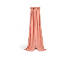 Cortina vintage, 155 cm, color rosa palisandro