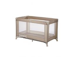 BE COOL Basic - Cuna de viaje plegable, unisex, color beige