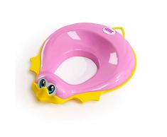 OKBABY Ducka - Divertido asiento reductor de WC con bordes antideslizantes - para niños pequeños - Fucsia
