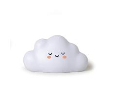 Interbaby LAM01-09 - Lámpara Nocturna Infantil Nube Blanco, unisex