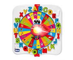 Chicco Baby Prof - Juguete bilingüe español inglés del abecedario con luces y sonidos, Multicolor