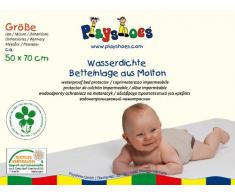 Playshoes - Protector de colchón (50 x 70 cm, impermeable, Oeko-Tex Standard 100)