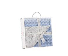 Interbaby MK017 - Manta bebé Burbuja Disney Mickey Mouse, Azul