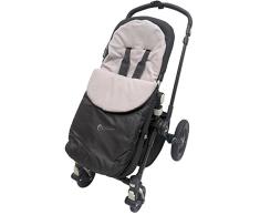 Saco/Cosy Toes Compatible con Buggy carrito de bebé para cochecito de bebé, color gris