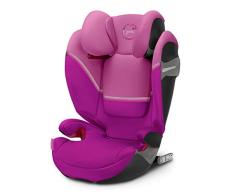 Cybex Gold - Silla de coche Solution S-Fix, para coches con y sin Isofix, Grupo 2/3 (15-36 kg), Desde los 3 hasta los 12 años aprox., Rosa (Magnolia Pink)