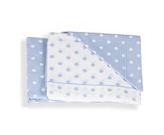Italbaby Juego de sábanas de algodón puro de 3 piezas para cochecito, multicolor y fabricado en Italia, color multicolor, 3 unidades