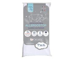 Ptit lit - Protector de colchón de cuna de felpa 100 % algodón 70x140 cm | Greenfirst: Tratamiento vegetal 100 % natural contra los ácaros | 100 % impermeable - Absorbente y Silencioso - Oeko Tex