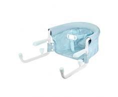 Badabulle Trona de mesa para bebé Badabulle con arnés de 3 puntos, Cómoda, Plegado ultracompacto para llevarla a todas partes, De 6 a 36 meses o 15 kg