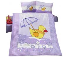 De Home colour azul 100000141034 Ranforce De funda nórdica infantil De y protector De pantalla para, 100 x 135 cm