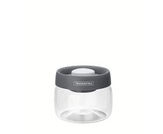 Tramontina Tarro de cristal de 0,4 l, tapa de vacío, 11,1 cm de diámetro, transparente