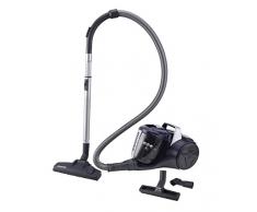 Hoover Breeze BR20 - Aspirador sin bolsa, Aspirador ciclónico, Filtro EPA, Cepillo para parquet, Cepillo suelos duros y alfombra, 700W, 78dBA, Depósito 2L, Potencia fija, Cable 8m, Azul