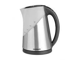 Gastroback 42420 hervidor de Agua, 2400 W, 1.5 litros, 0 Decibeles, Gris, Plata