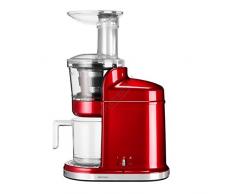 KitchenAid 5KVJ0111ECA - Exprimidor eléctrico, 80 RPM, 250 W, color rojo