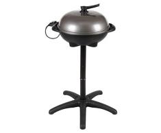 Emerio 107,606.2 BG-barbacoa parrilla, eléctrica, gris