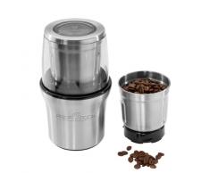 ProfiCook PC-KSW 1021 Molinillo de café eléctrico + Picador Multiusos, 200 W, 85 Grams, Acero Inoxidable/Negro