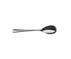 Rockingham Forge Designer Collection Fiesta - Juego de cucharillas de café (12 unidades, acero inoxidable 18/10 de alta calidad, acero forjado, 4,6 mm, pulido brillante)