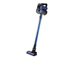 Ufesa AE4625 - Aspirador Escoba sin Cables, con Mango de Triple Posición, Cepillo Especial Mascotas, Sistema Ciclónico, Multiples Accesorios, hasta 40 Min de Autonomía, Negro/ Azul