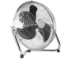 Tristar VE-5937 - Ventilador de suelo con circulador de aire, Metálico, Gris, 35 cm