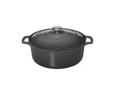 Chasseur cazuela redonda, color gris, 28 cm, 6.1 litros