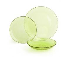 Brunch Time Vajilla 12 Piezas Scratch Verde