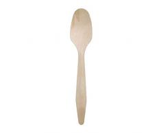 Tessera Bio Products QAS18FSC - Cucharas de madera (18 cm de longitud, 100 unidades)