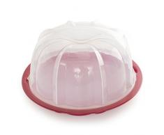 NordicWare Bundt Translucent Dome - Recipiente para tartas (plástico, 33 x 30,5 x 17,8 cm), transparente