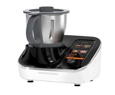 TOKIT Omni Cook Robot Procesador de alimentos 21 en 1 Pantalla táctil de 7 incorporada Recetas guiadas Prelimpiador, Picador, Exprimidor, Batidora, Mezclador, Pesador, Sous-Vide, Triturador de hielo