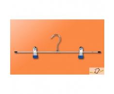 Metaltex 552103 - Percha para falda/pantalón antideslizante, 38 centímetros