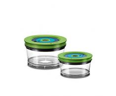 Bosch Hausgeräte Frischhaltedosen für den Vakuum-Standmixer Recipiente hermético para la batidora de vacío VitaMaxx, plástico, transparente