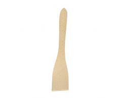 Fackelmann 86511, espátula Curvada, utensilio de Cocina, Madera, 30 cm, marrón