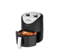 Just Perfecto Freidora sin Aceite 3.5L - freidora de aire caliente con 1200W - Freidora de aire negra- 7 Modos air fryer - pantalla LED táctil - cesta antiadherente, temporizador