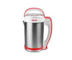 Nova 210300 Licuadora y máquina para hacer sopa 1,3 L 1000 W, Acero Inoxidable, Rojo, Plata, Color blanco