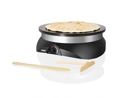 Unold 48155 - Máquina para preparar crepes con gran plato de aluminio