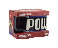 Paladone 5055964738372 Bloque de Pow | Taza con Forma de Novedad para los Fans, Amigos y Familiares | Producto Oficial de Nintendo Coleccionable, cerámica