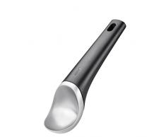 GEFU 12497 ITALIA - Cuchara de helado ergonómica para helados duros, cuchara de hielo para bolas de hielo, manejo cómodo, apto para lavavajillas