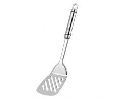 Baroni Home Utensilios de cocina para uso diario, pala perforada de acero inoxidable, 35 x 8 cm
