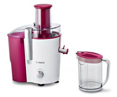 Bosch VitaJuice 2 Exprimidor eléctrico, 160 W, 2 litros, Stainless Steel, 2 Velocidades, Rosa