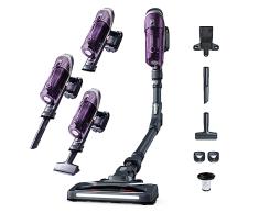 Rowenta XForce Flex 8.60 Allergy Care RH9638 - Aspiradora escoba sin cable con gran potencia, batería extraíble de 22 V con hasta 35 minutos de autonomía, tubo flexible y sistema led en el cabezal